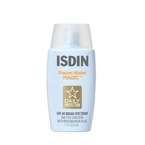 ISDIN Fusion Water Magic SPF 40 Sunscreen with Hyaluronic Acid and Vitamin E